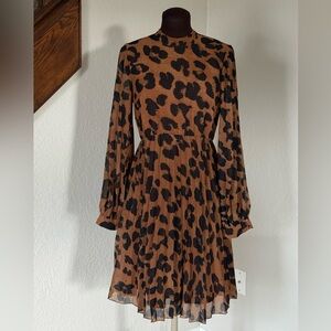 ASOS Design Maternity Leopard Dress | US 4 | Back Keyhole
